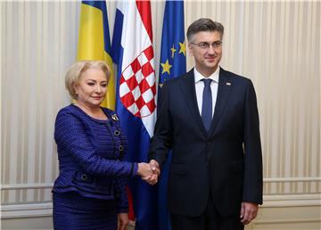 Croatian and Romanian PMs discuss intensifying cooperation