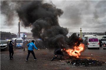 FRANCE PARIS AMBULANCE PROTEST