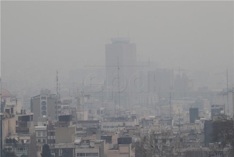 IRAN TEHRAN AIRPOLLUTION