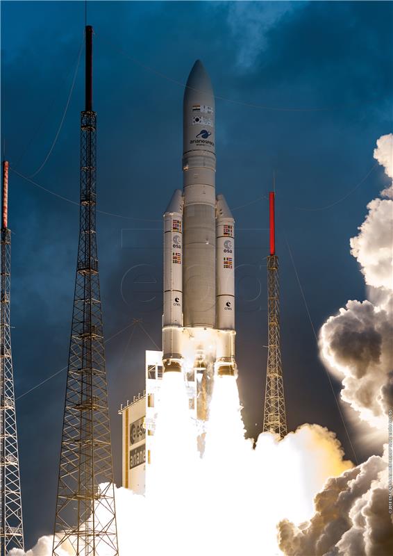 FRENCH GUIANA ARIANE LAUNCH