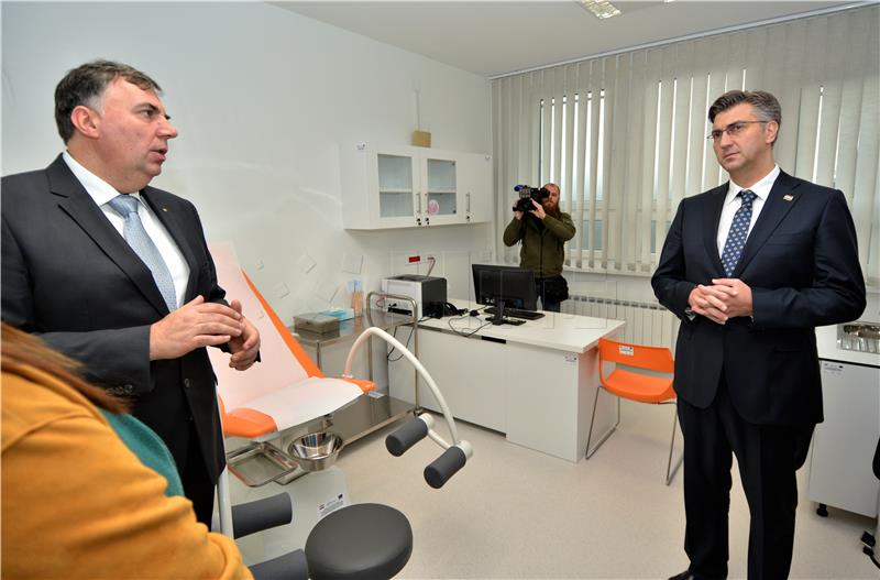 Plenkovic: 85% of cost of Karlovac hospital upgrade covered by EU