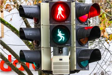 GERMANY TRAFFIC LIGHT ELVIS PRESLEY