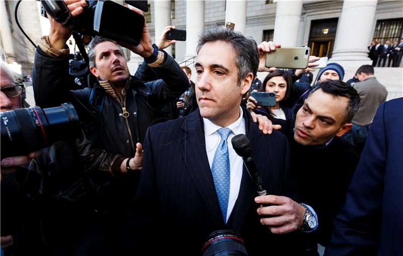 (FILE) USA JUSTICE NEW YORK MICHAEL COHEN