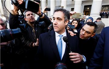 (FILE) USA JUSTICE NEW YORK MICHAEL COHEN