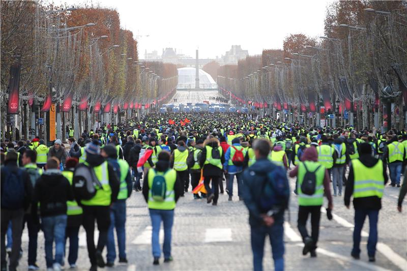 FRANCE PROTEST YELLOW VESTS