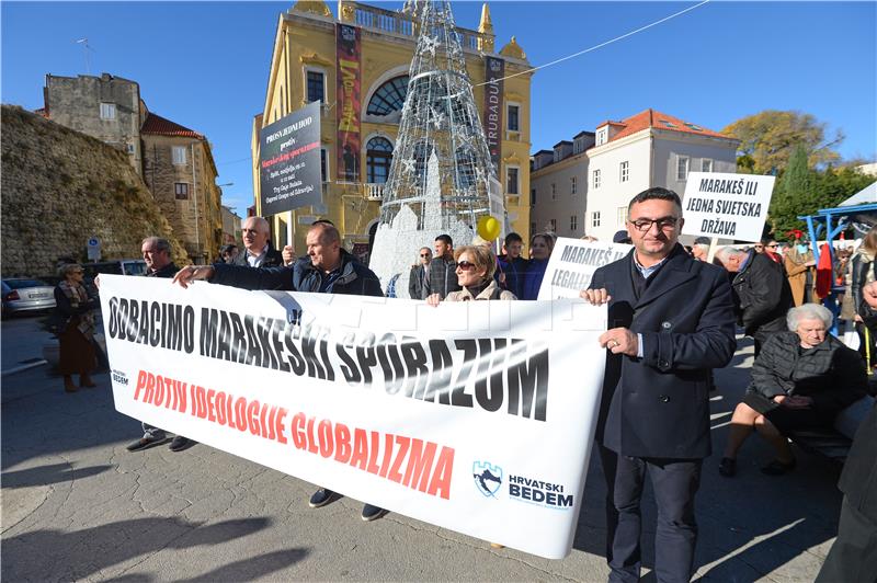 Prosvjedni hod "Stop Marakeškom sporazumu"