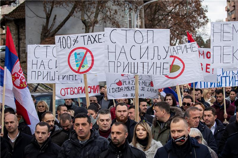 KOSOVO PROTEST