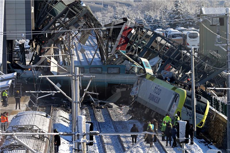 TURKEY HIGH SPEED TRAIN ACCIDENT