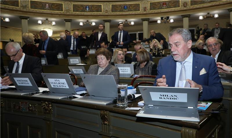 Zagreb City budget passed with 26 votes in favour and 24 against