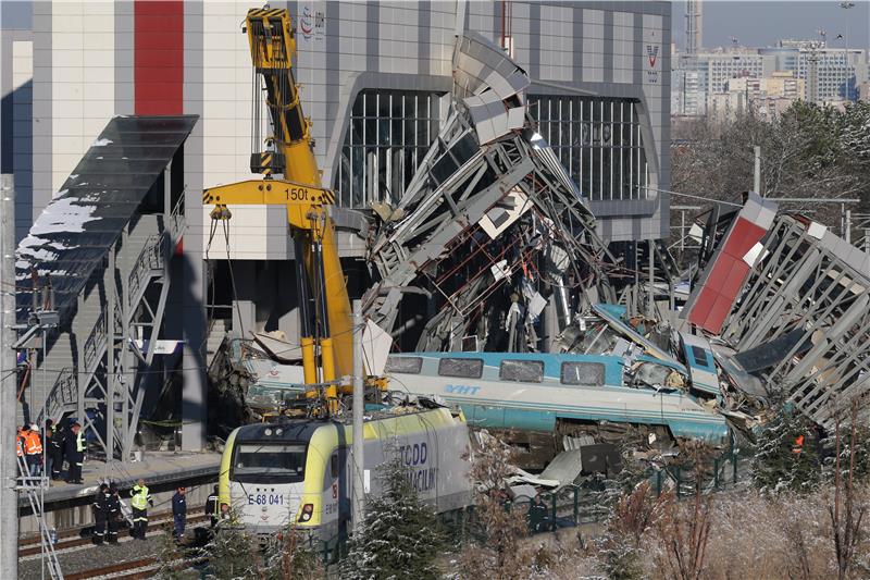 TURKEY HIGH SPEED TRAIN ACCIDENT