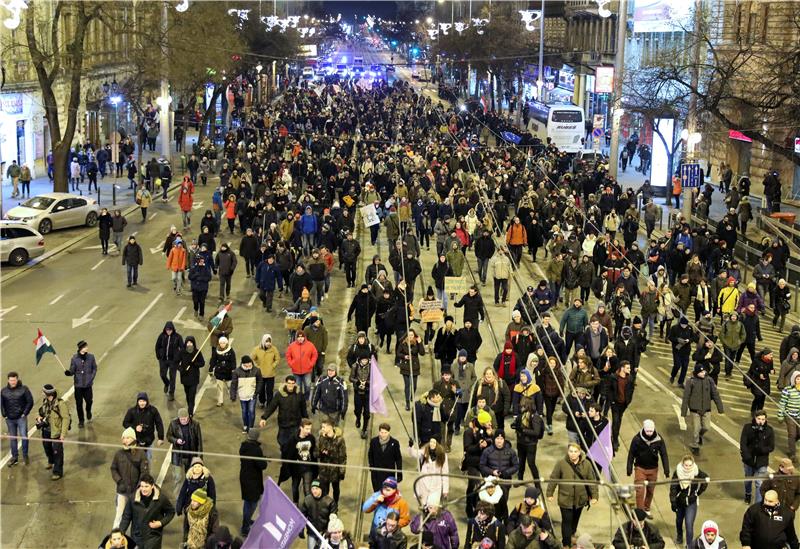 HUNGARY ANTI-GOVERNMENT PROTEST