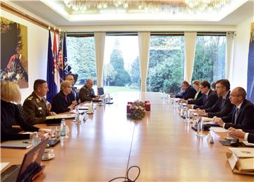 Croatia's National Security Council meets