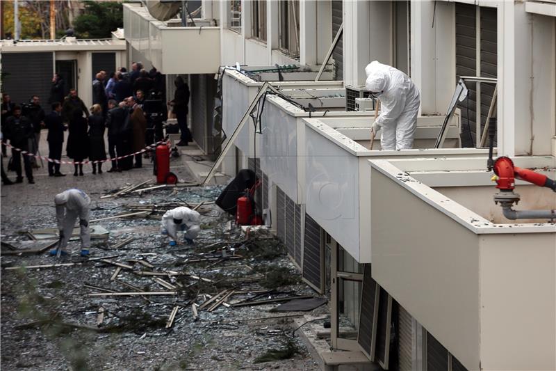 GREECE SKAI TV BOMB EXPLOSION