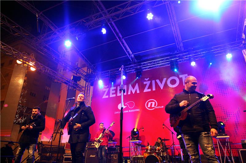 Humanitarni koncert "Želim život" na Trgu bana Jelačića