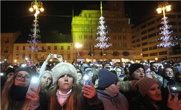 Humanitarni koncert "Želim život" na Trgu bana Jelačića