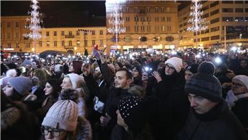 Humanitarni koncert "Želim život" na Trgu bana Jelačića