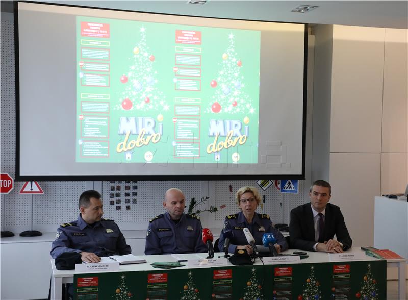 Tiskovna konferencija PU zagrebačke o akciji "Mir i dobro"