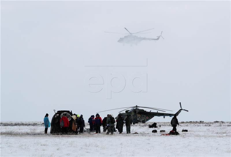 KAZAKHSTAN RUSSIA SPACE MS-09 LANDING