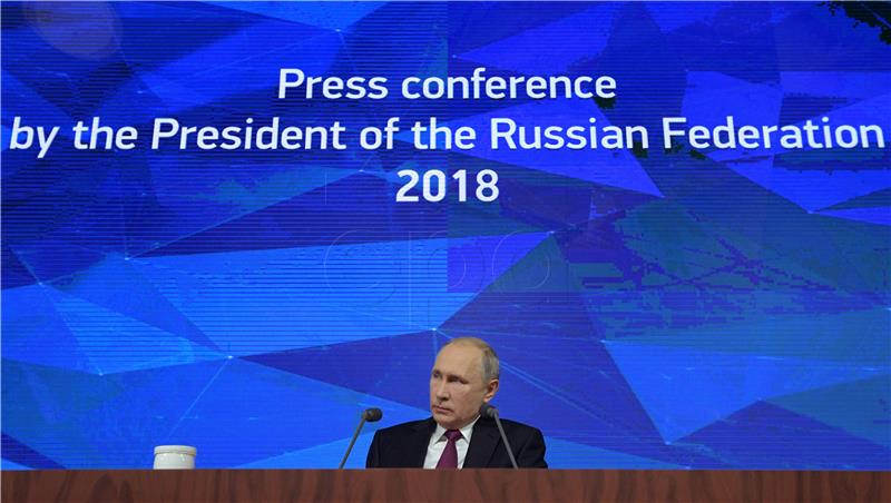 RUSSIA PUTIN NEWS CONFERENCE