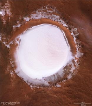 SPACE PROGRAMS KOROLEV CRATER