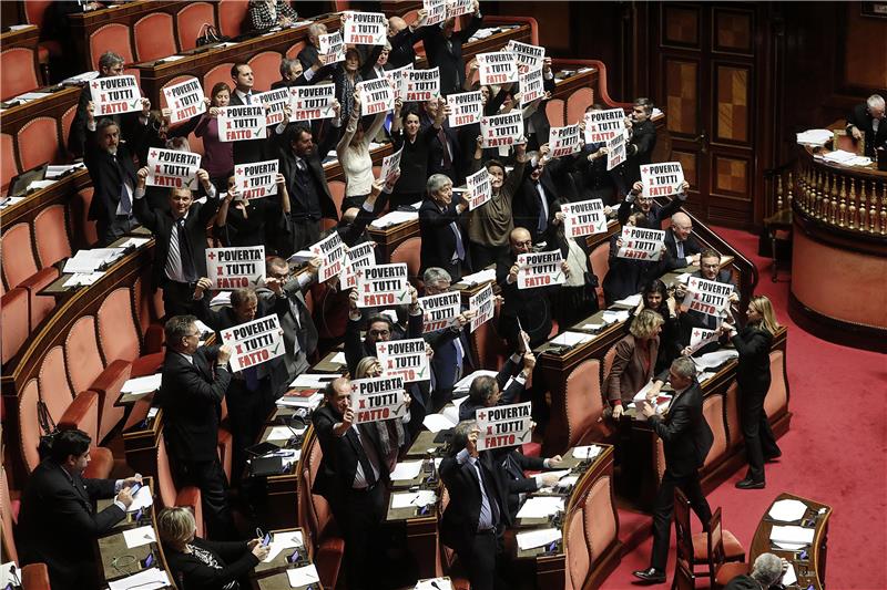 ITALY PARLIAMENT STATE BUDGET