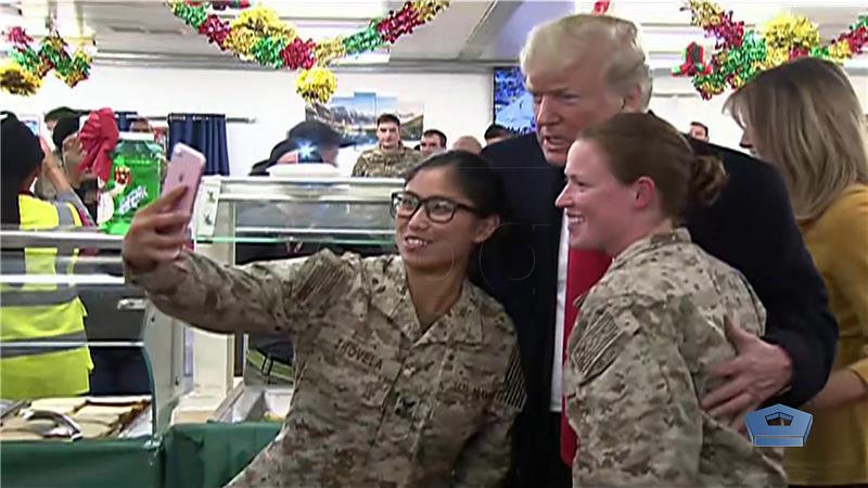 IRAQ USA DEFENSE MILITARY TRUMP CHRISTMAS VISIT