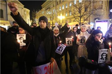 Održan prosvjed 'Srce za Davida' u Zagrebu