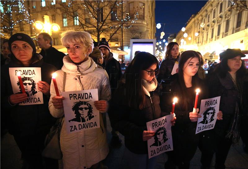 Održan prosvjed 'Srce za Davida' u Zagrebu