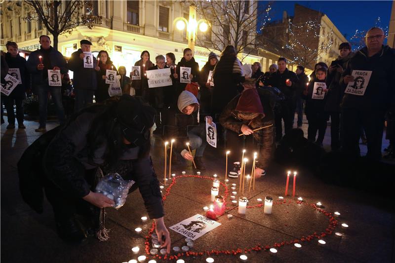 Održan prosvjed 'Srce za Davida' u Zagrebu