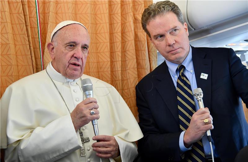 (FILE) IN THE AIR VATICAN SPOKESMAN AND DEPUTY QUIT