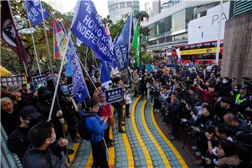 CHINA HONG KONG NEW YEAR PROTEST