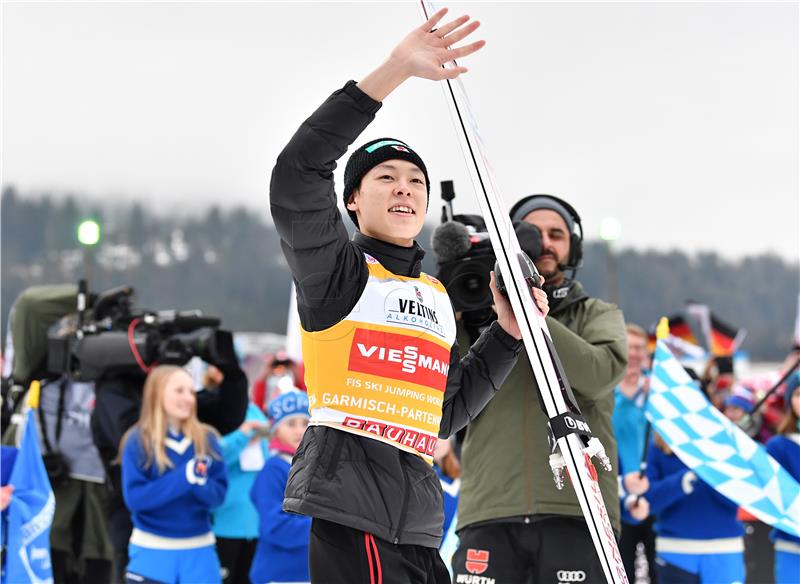 Ryoyu Kobayashi slavio i u Garmischu