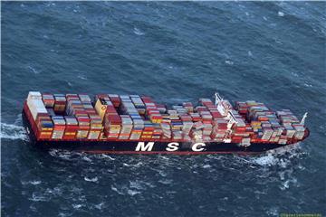 OFF SEA NETHERLANDS CONTAINER SHIP ACCIDENT