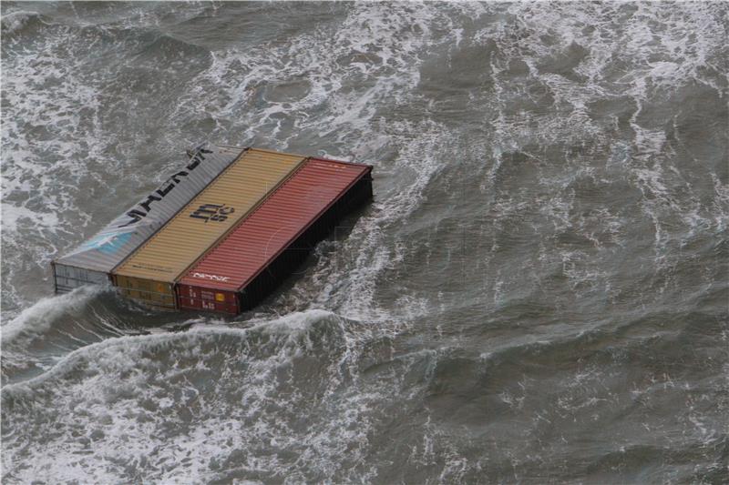 AT SEA NETHERLANDS CONTAINER SHIP ACCIDENT