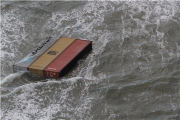 AT SEA NETHERLANDS CONTAINER SHIP ACCIDENT