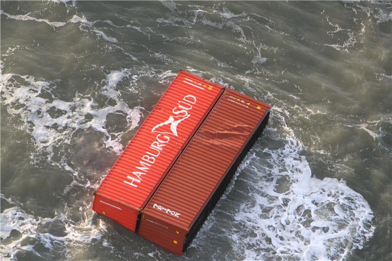 AT SEA NETHERLANDS CONTAINER SHIP ACCIDENT