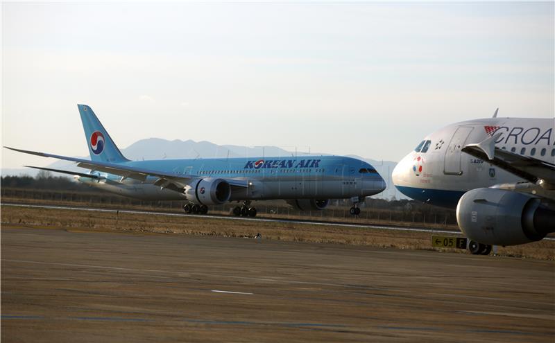 U Zagreb sletio zrakoplov Boeing 787-9 – Dreamliner, zrakoplovnog prijevoznika Korean Air, na redovitoj liniji Zagreb – Seoul