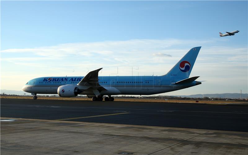 U Zagreb sletio zrakoplov Boeing 787-9 – Dreamliner, zrakoplovnog prijevoznika Korean Air, na redovitoj liniji Zagreb – Seoul