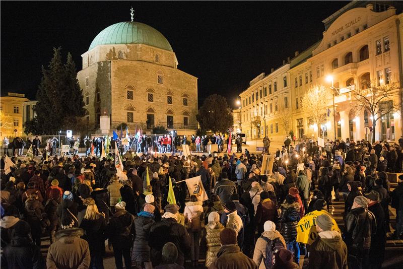 HUNGARY POLITICS PROTEST