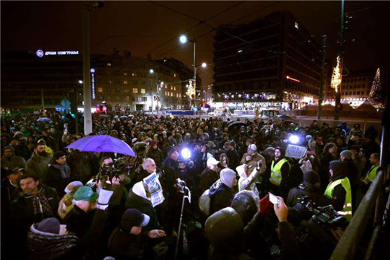 SERBIA PROTEST