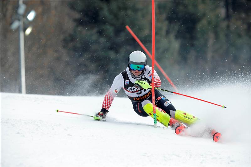 Muški slalom na Sljemenu