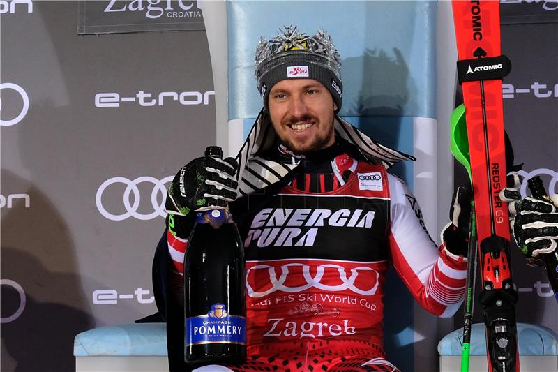 Marcel Hirscher pobjednik sljemenskog slaloma