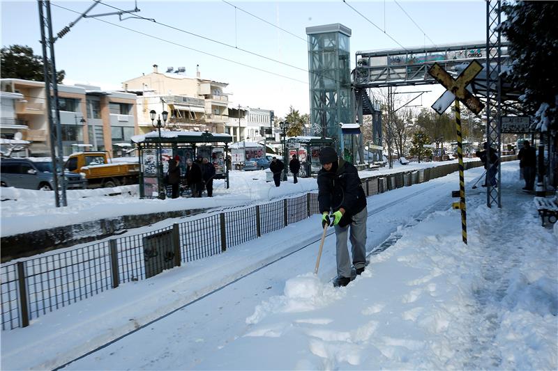 GREECE WEATHER SNOW