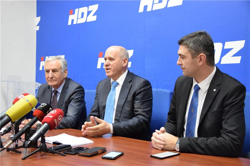 Konferencija za medije HDZ-a u Dubrovniku