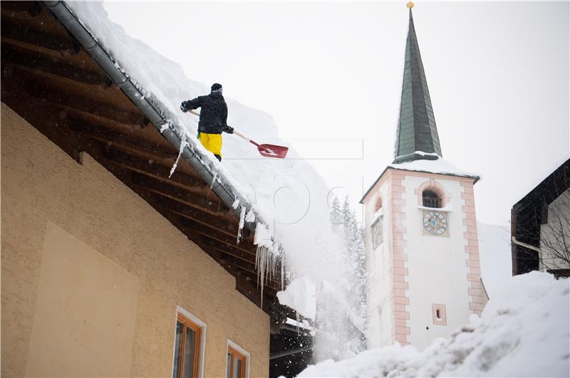 Austrija: U dijelovima Štajerske najviši stupanj opasnosti od lavina