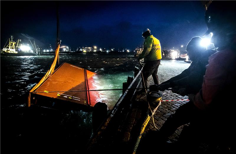 NETHERLANDS CONTAINER SHIP ACCIDENT