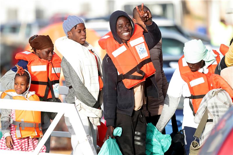 MALTA MIGRATION REFUGEES SHIP