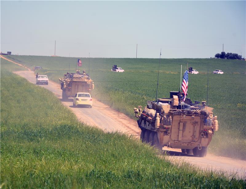 (FILE) SYRIA USA TROOPS WITHDRAWAL