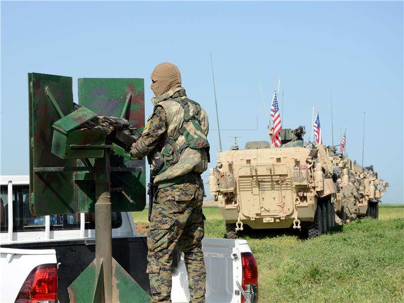 (FILE) SYRIA USA TROOPS WITHDRAWAL