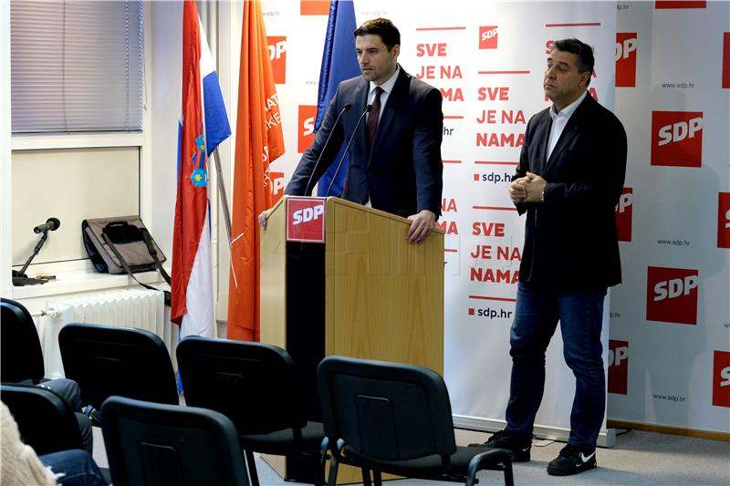 SDP accuses state leadership of jeopardising Croatia's security